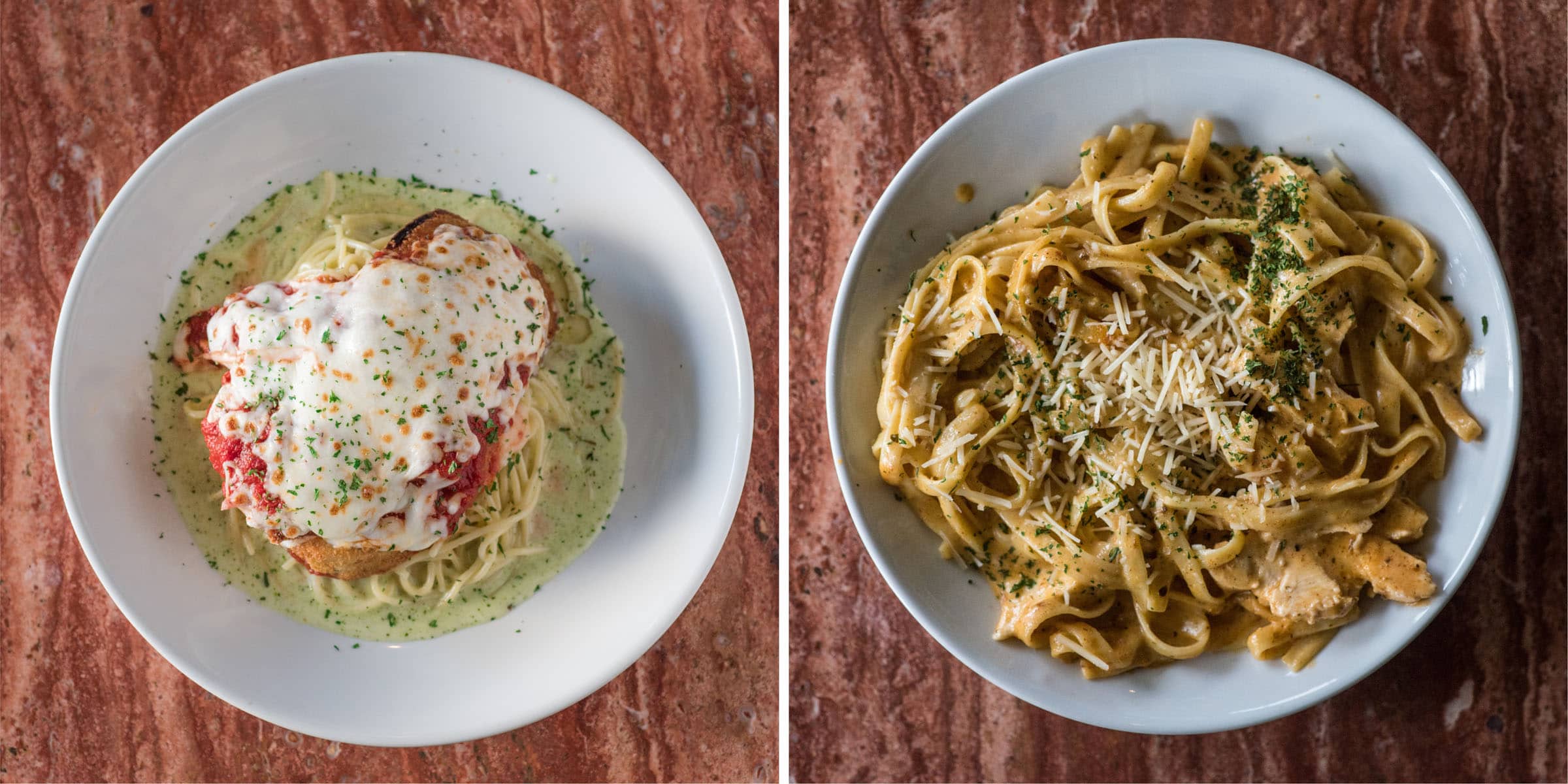 pasta plates from caffe capri